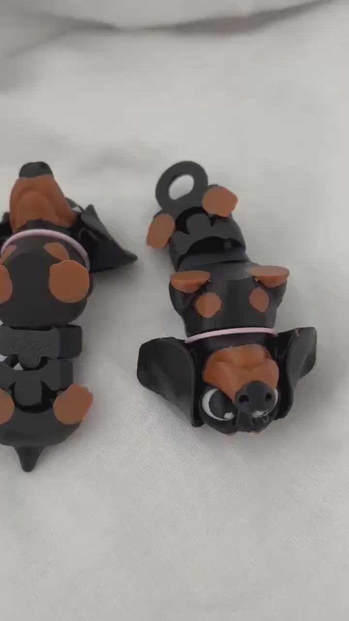 Custom Flexi Wiener / Dachshund Dog Figurine